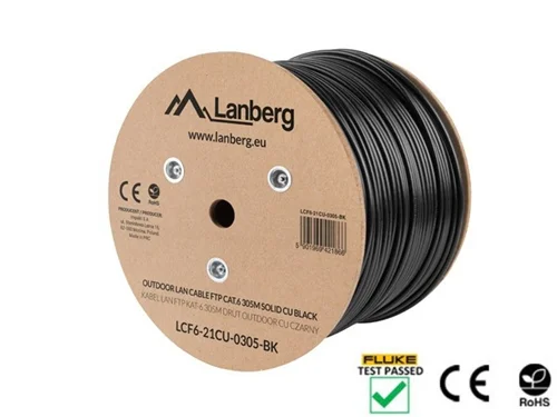 کابل شبکه لنبرگ Cat6 outdoor LCF6-21CU
